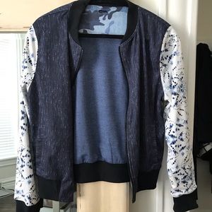 Wear it to heart reversible bomber